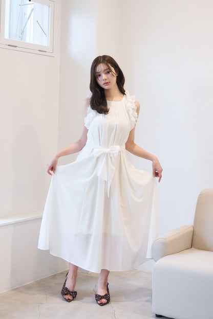 summer frill one-piece