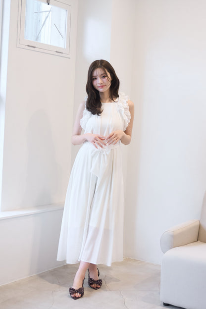 summer frill one-piece