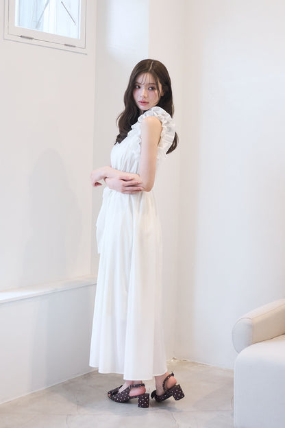 summer frill one-piece