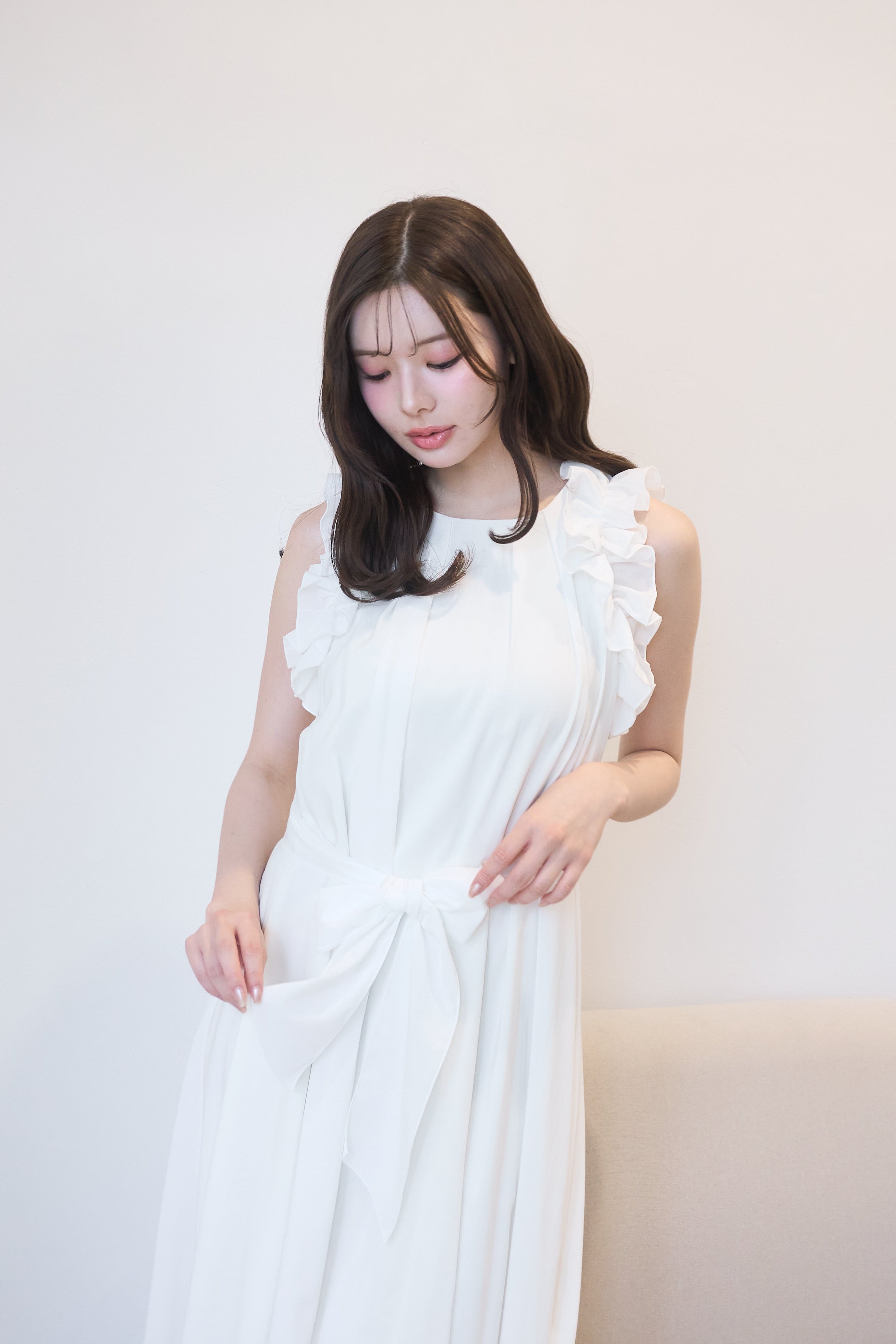 summer frill one-piece | POMIII PARTAGE