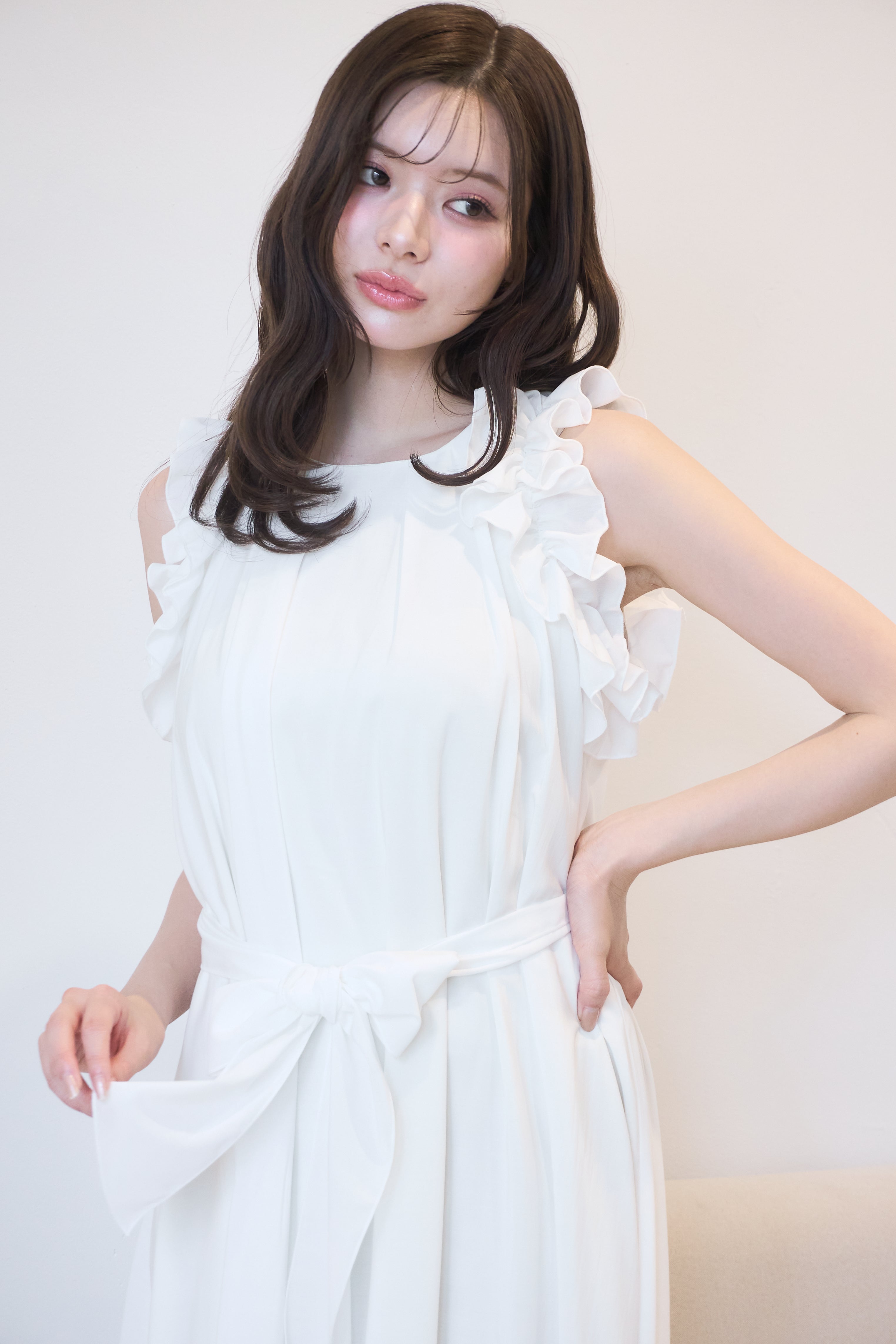 summer frill one-piece | POMIII PARTAGE