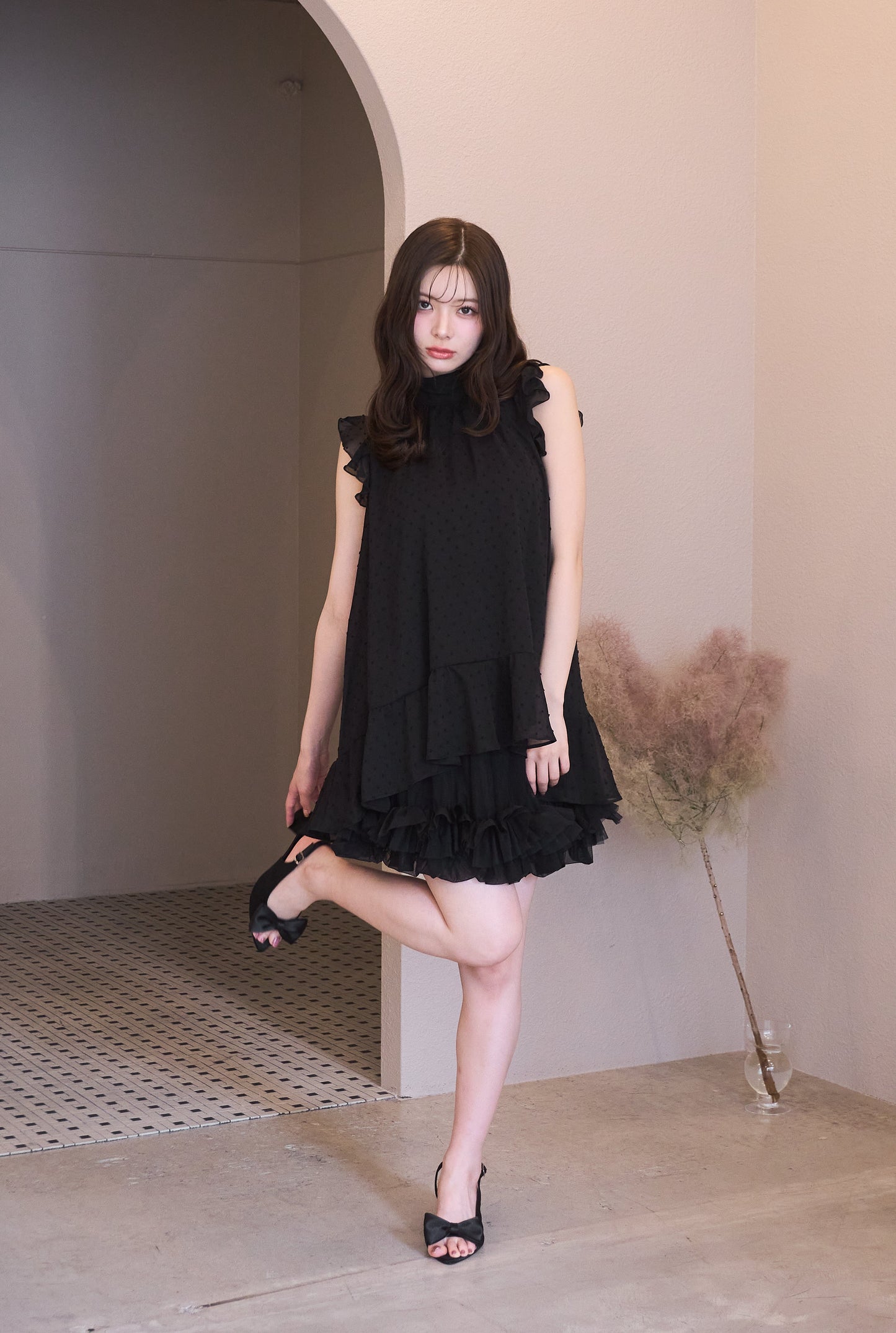 tulle balloon mini skirt