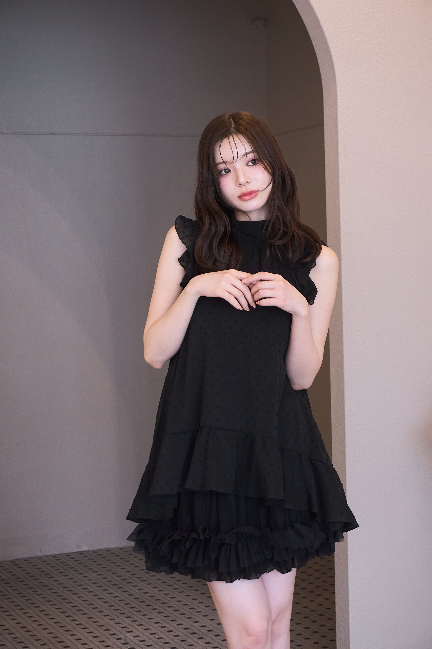 tulle balloon mini skirt