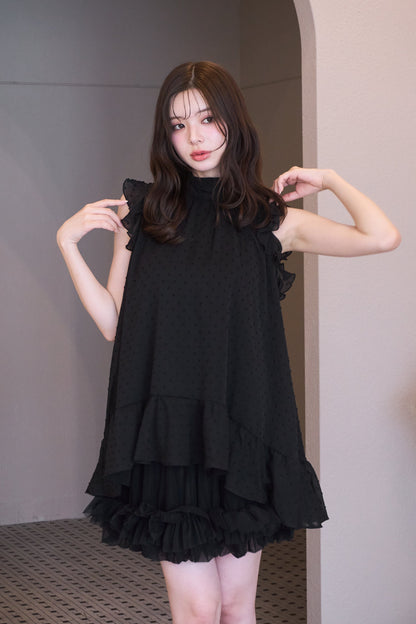 tulle balloon mini skirt