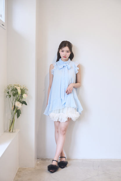 tulle balloon mini skirt