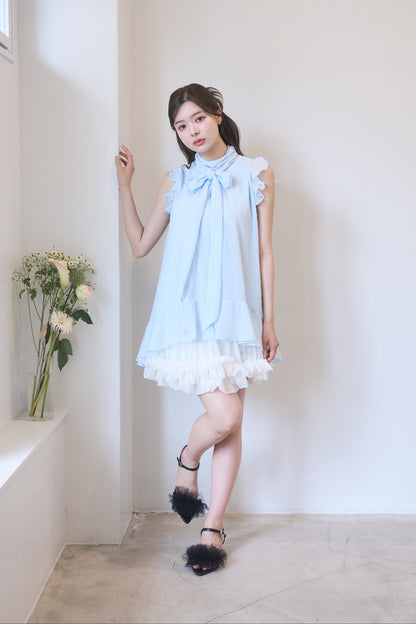 tulle balloon mini skirt