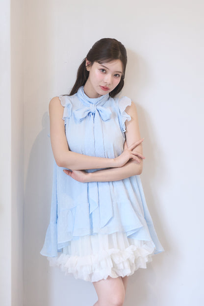 tulle balloon mini skirt