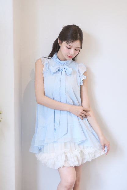 tulle balloon mini skirt