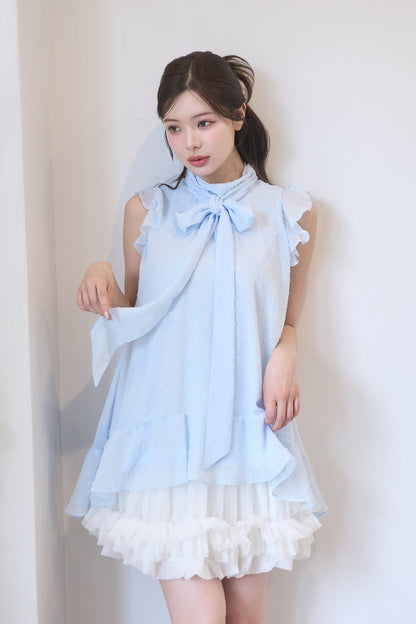 tulle balloon mini skirt