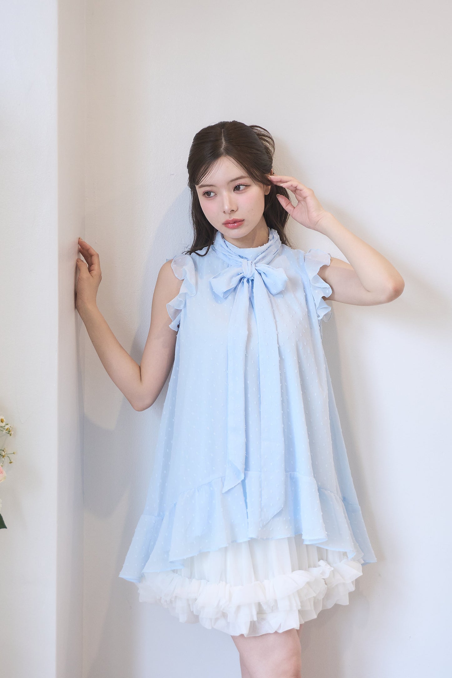 tulle balloon mini skirt