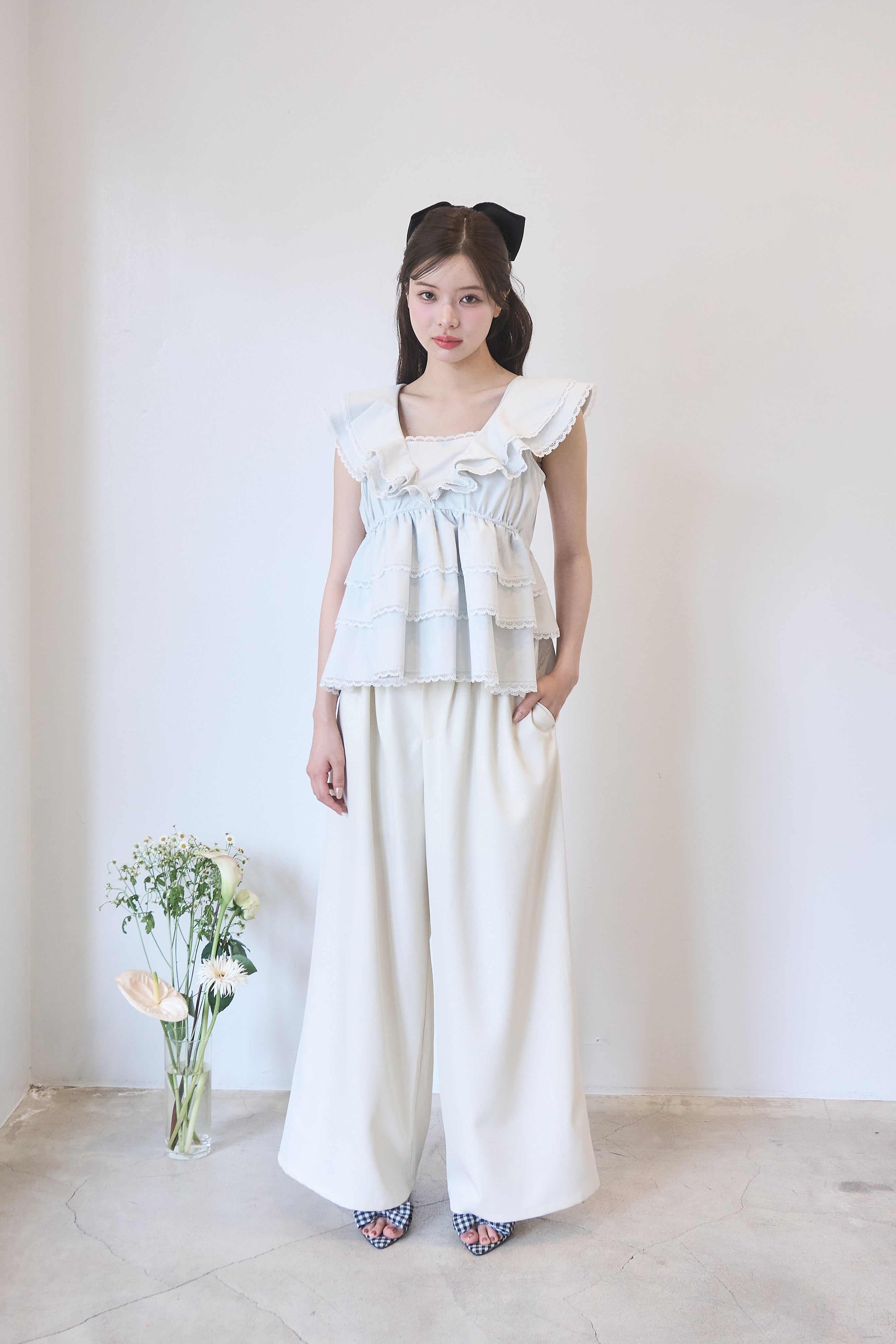 cotton tiered blouse – POMIII PARTAGE