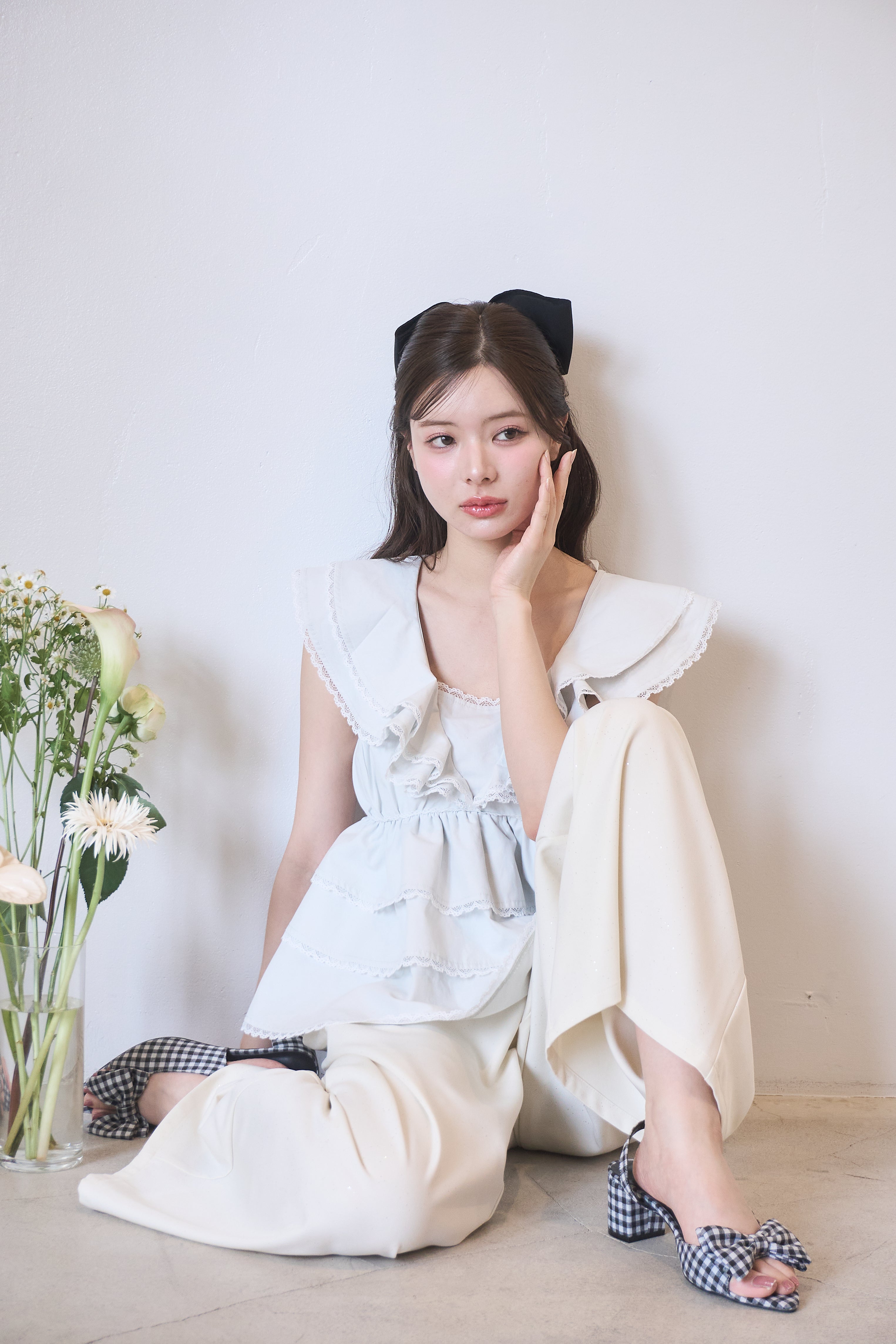cotton tiered blouse – POMIII PARTAGE