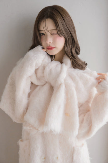 big shaggy cardigan