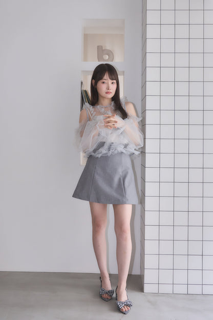 rhinestone mini skirt