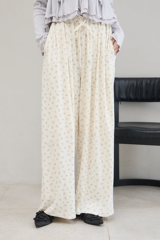 flower relax pants