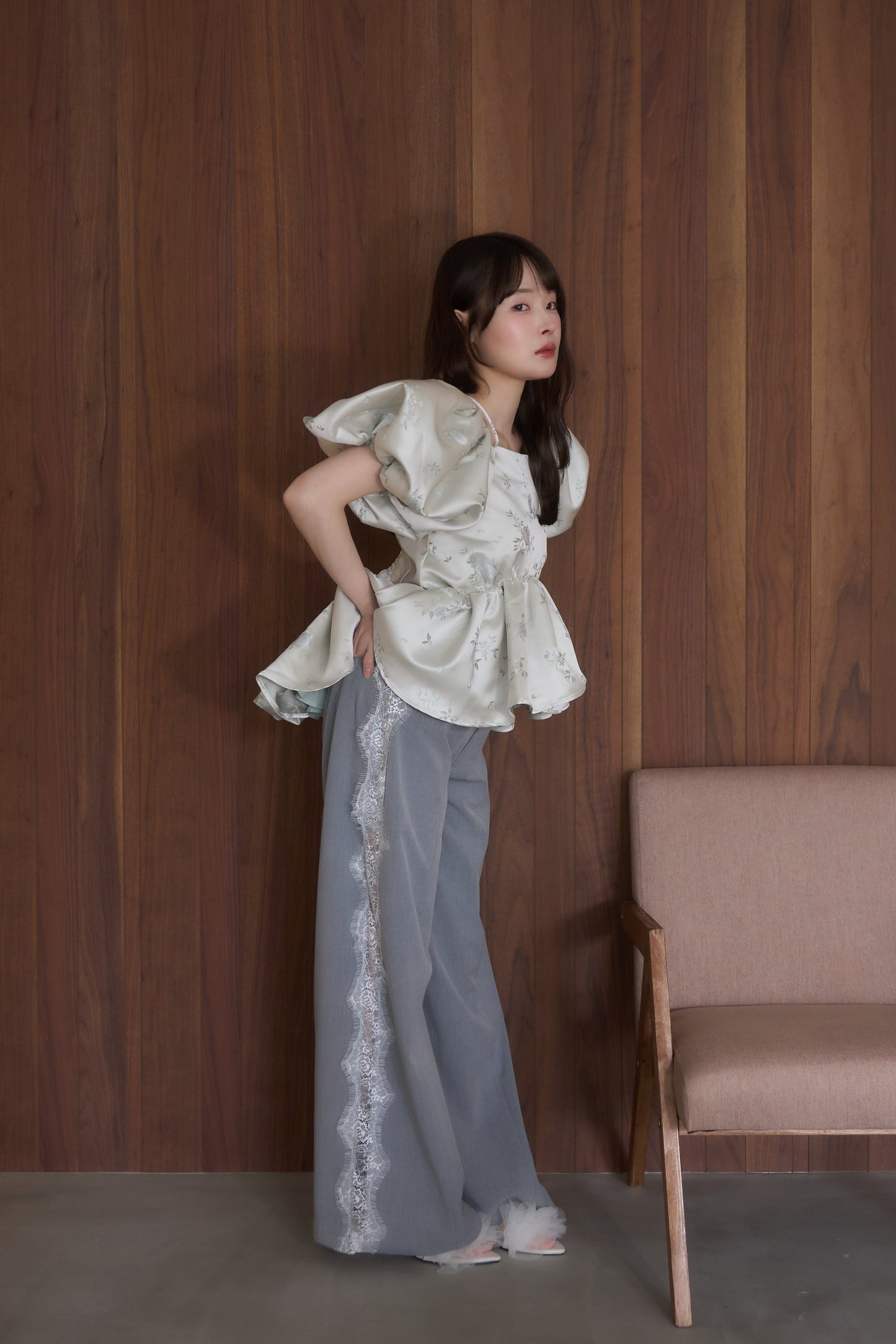 lace slacks