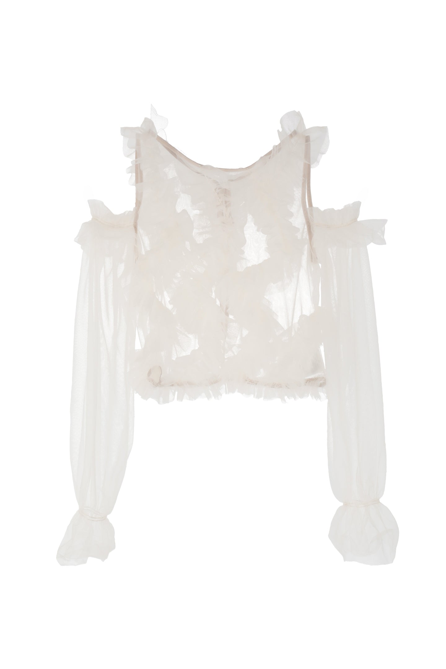 new colors⟡.·】partage tulle tops – POMIII PARTAGE