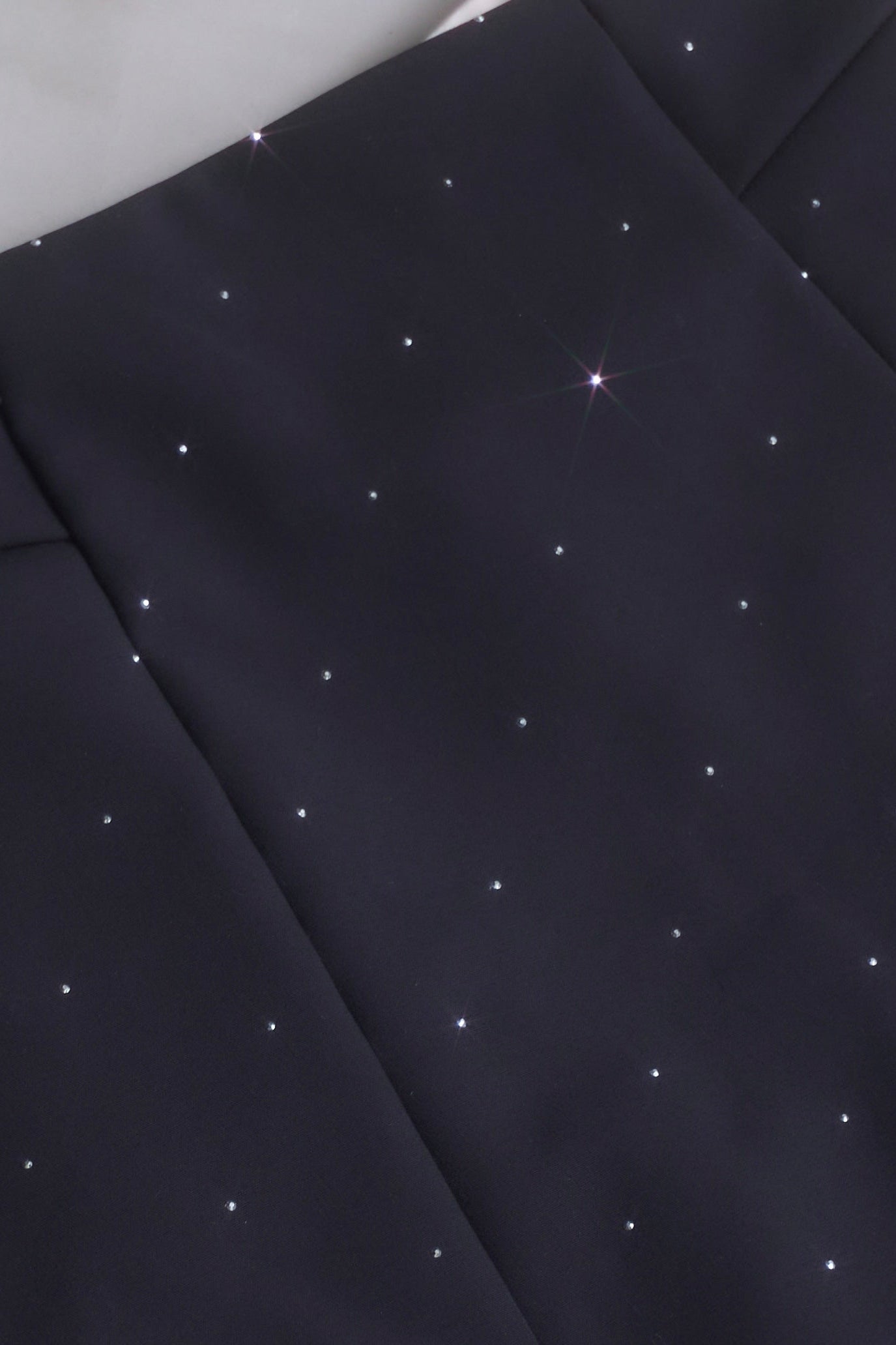rhinestone mini skirt