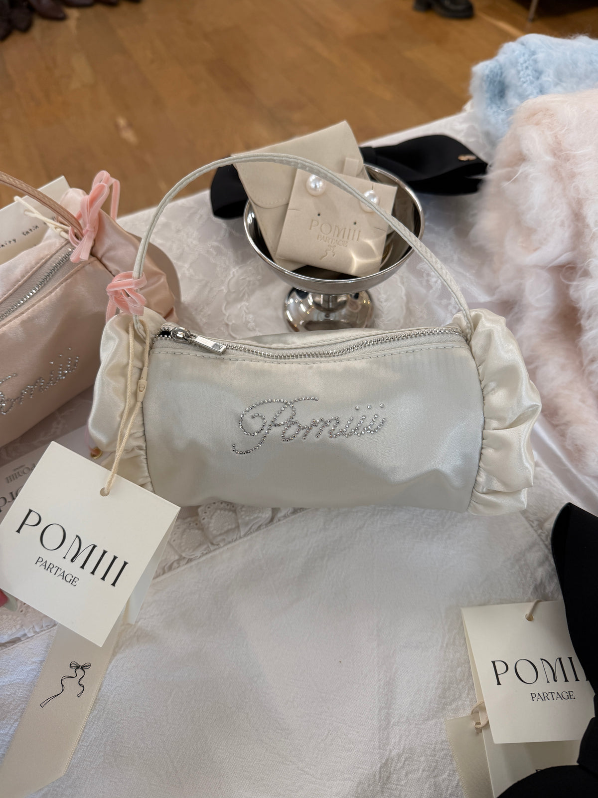 fairy satin frill bag