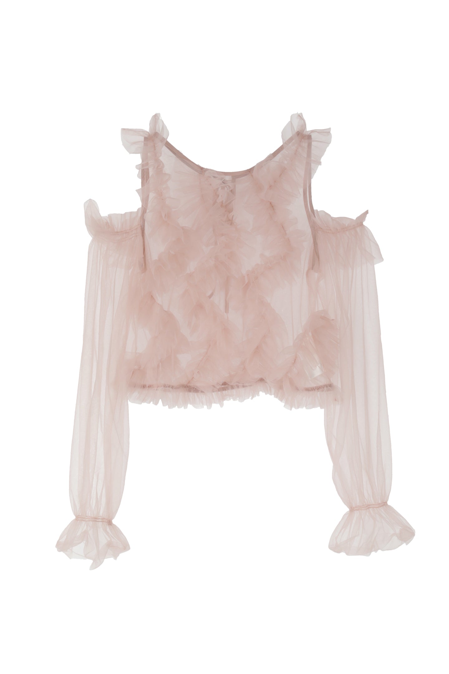 new colors⟡.·】partage tulle tops – POMIII PARTAGE