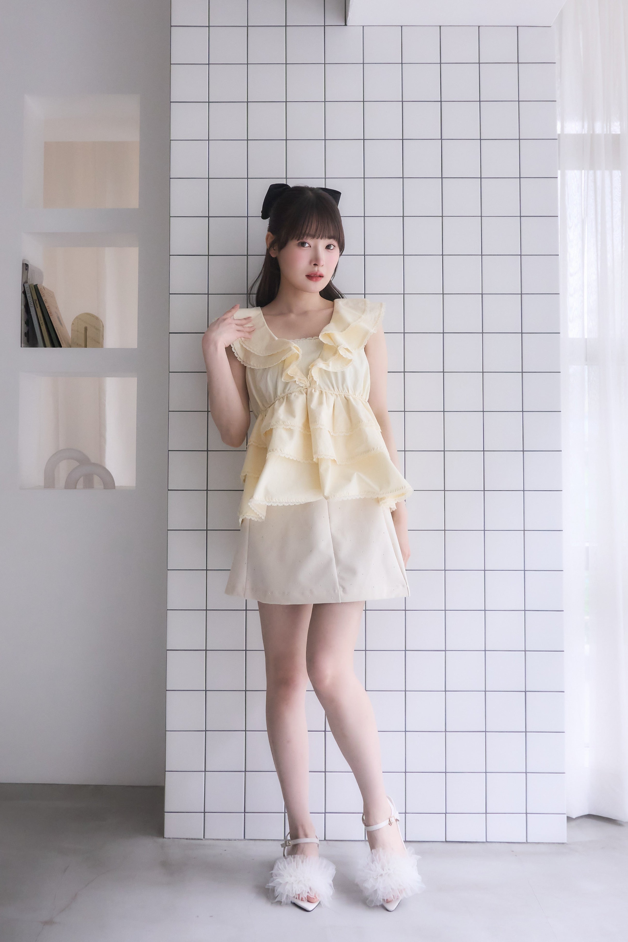 cotton tiered blouse – POMIII PARTAGE