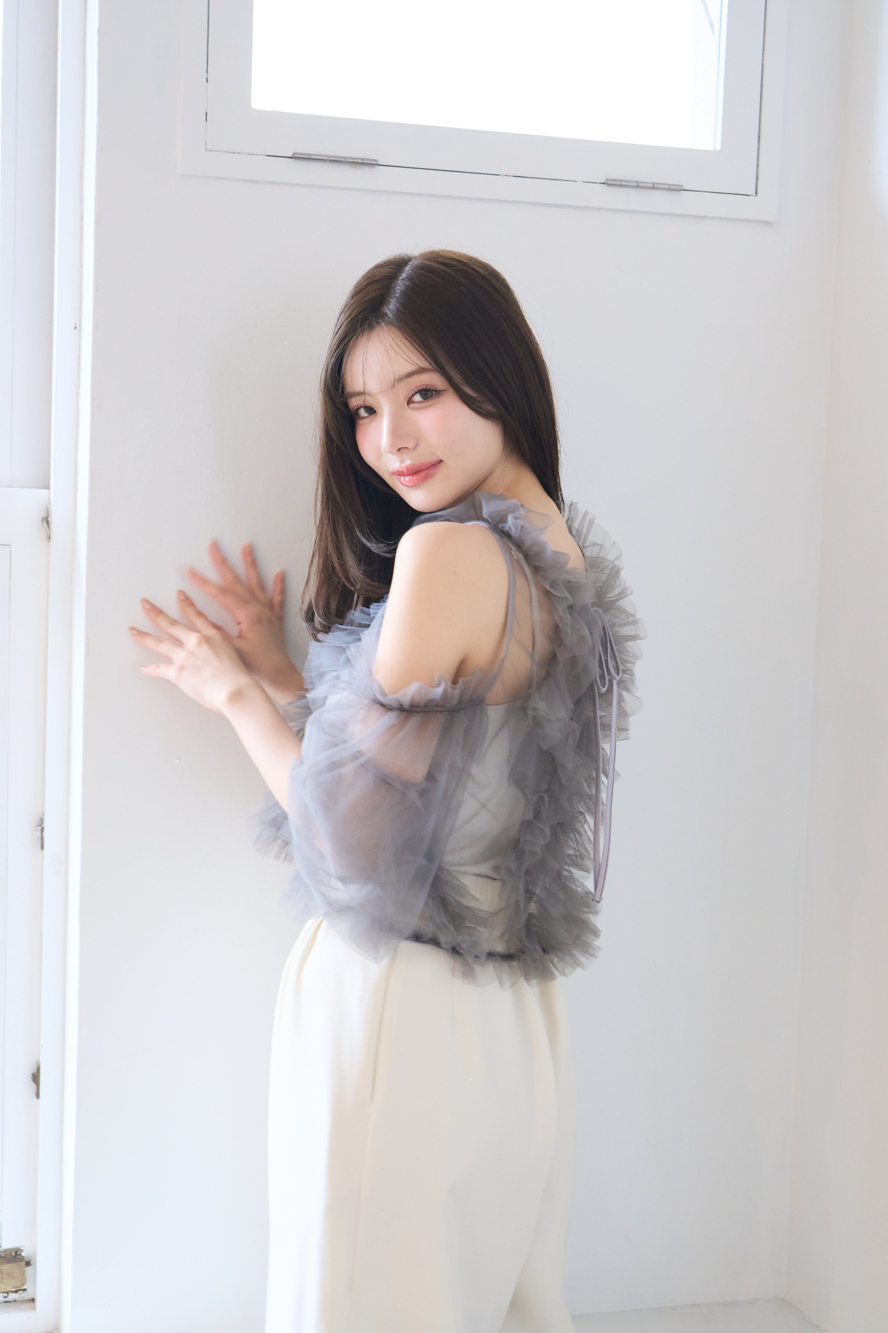 new colors⟡.·】partage tulle tops – POMIII PARTAGE
