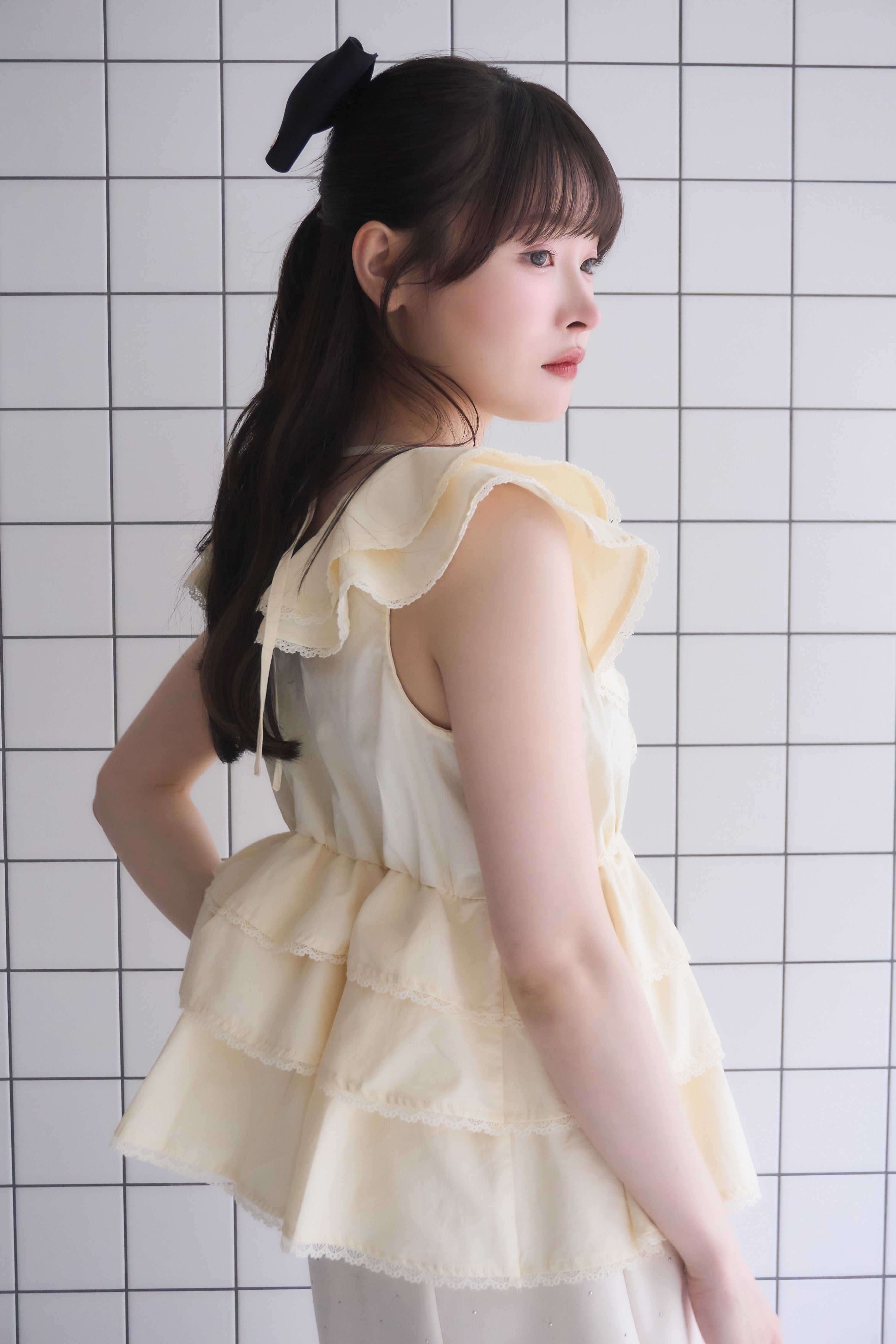 cotton tiered blouse – POMIII PARTAGE
