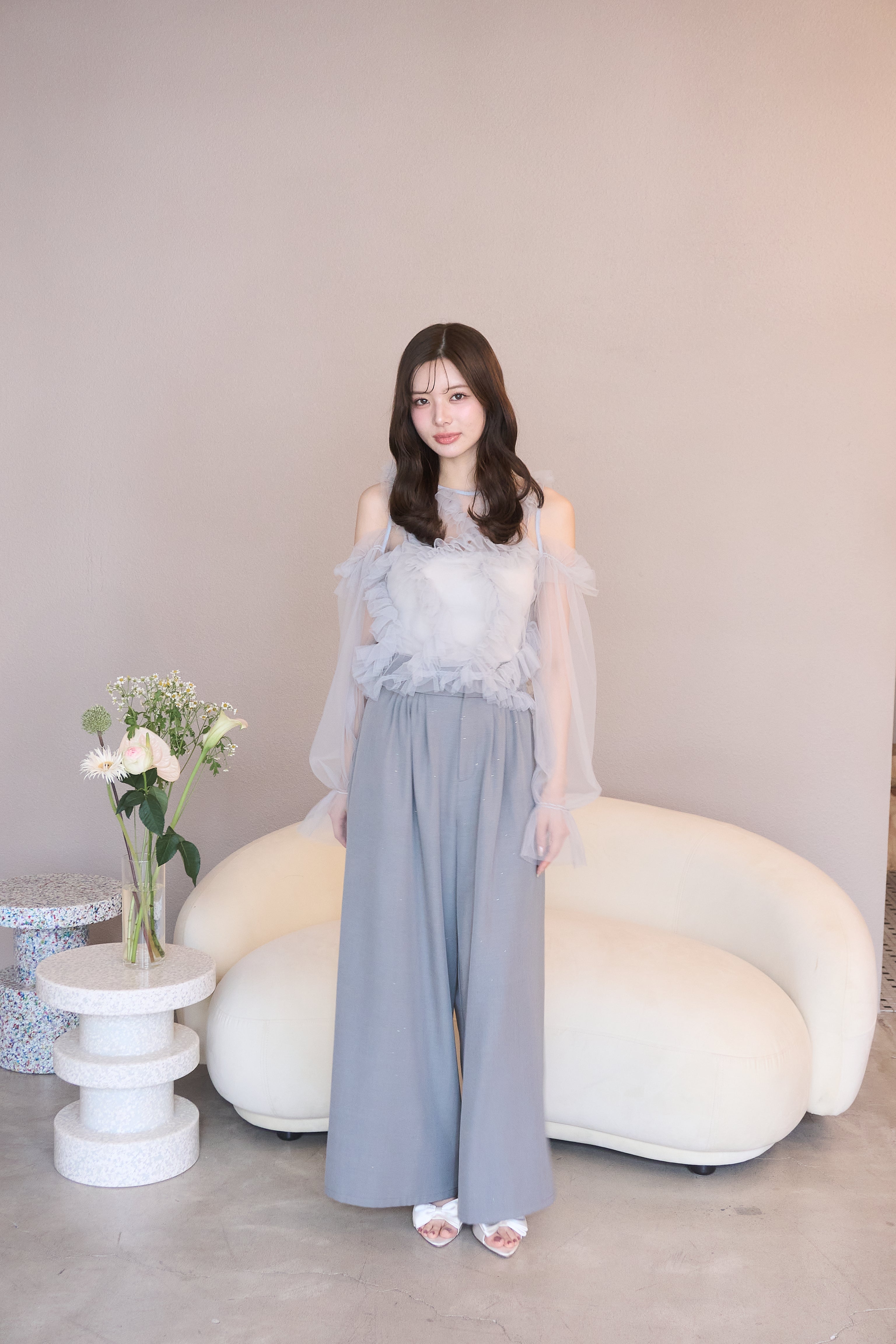 new colors⟡.·】partage tulle tops – POMIII PARTAGE