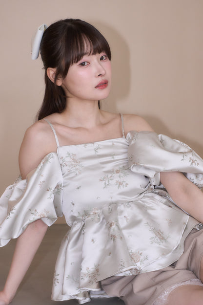 puff peplum variation tops