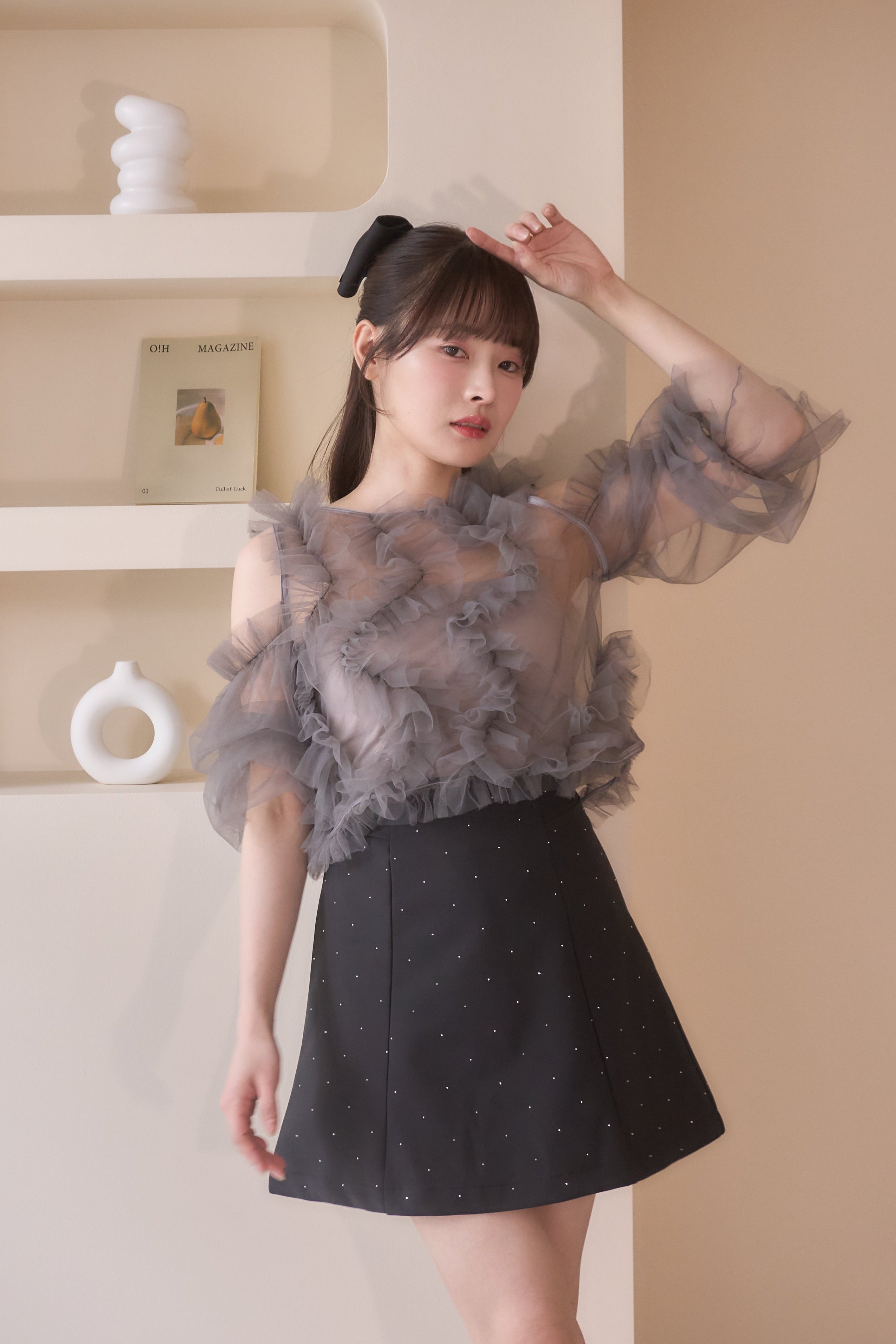 new colors⟡.·】partage tulle tops – POMIII PARTAGE
