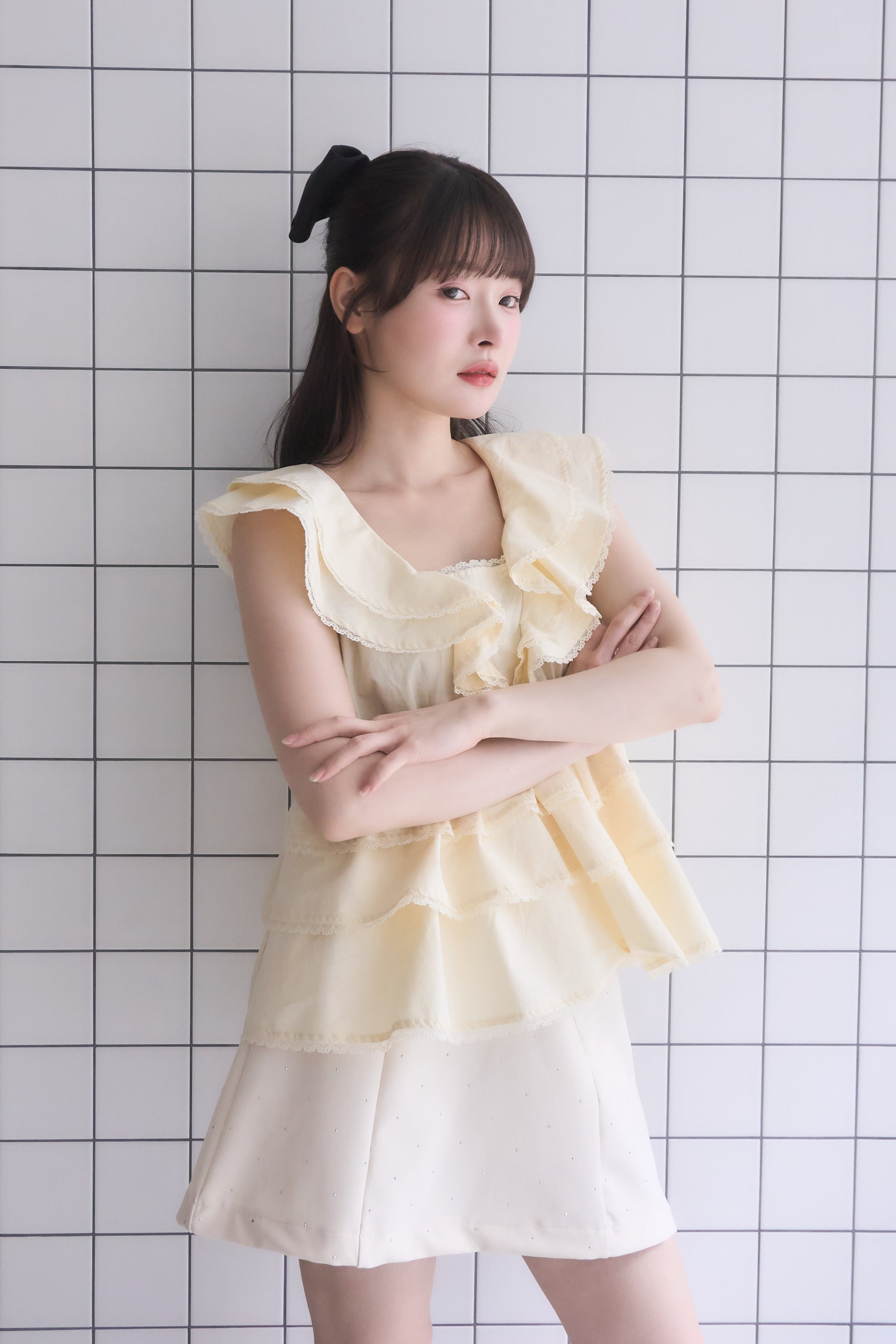 cotton tiered blouse – POMIII PARTAGE