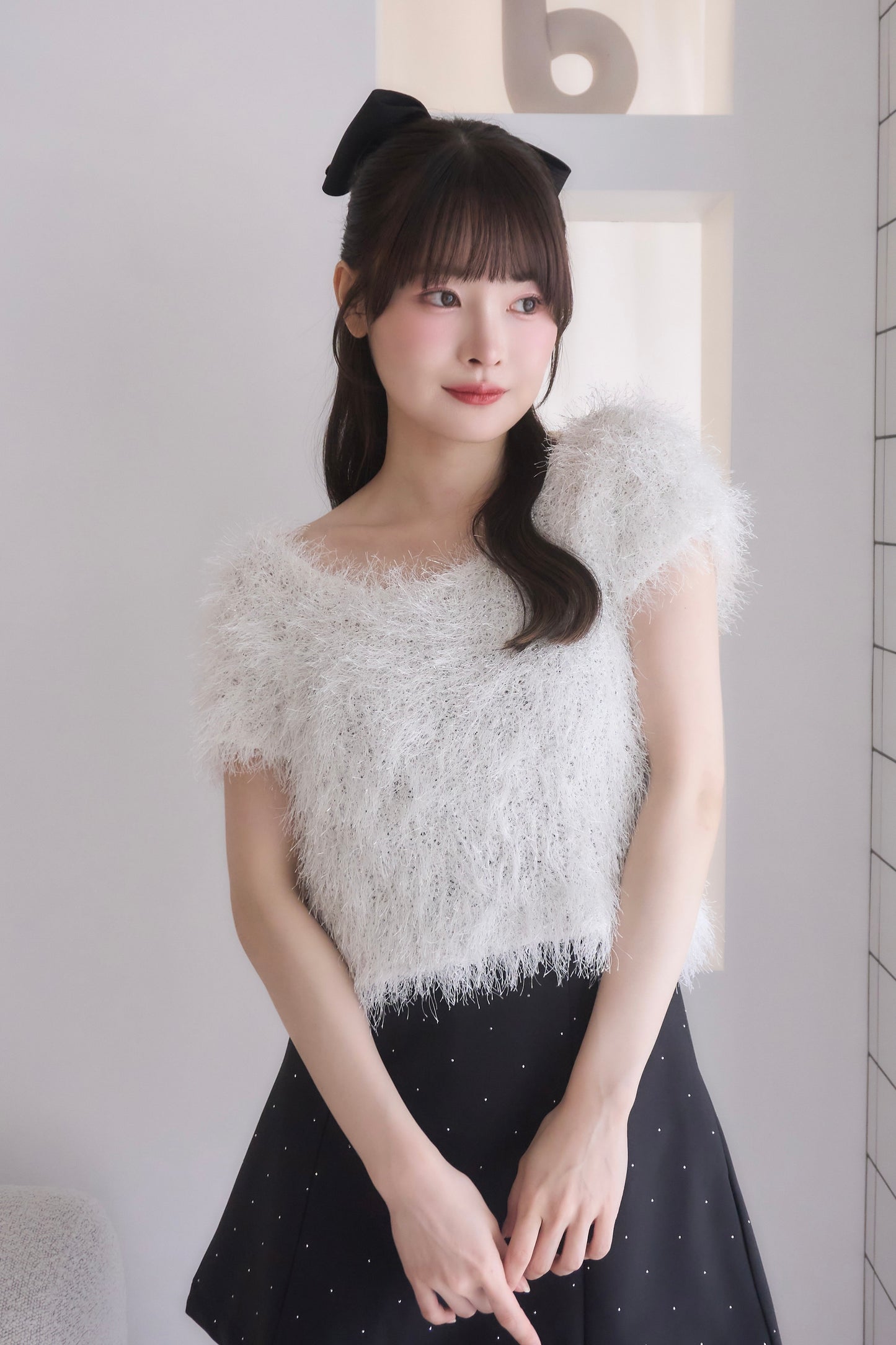 rhinestone mini skirt