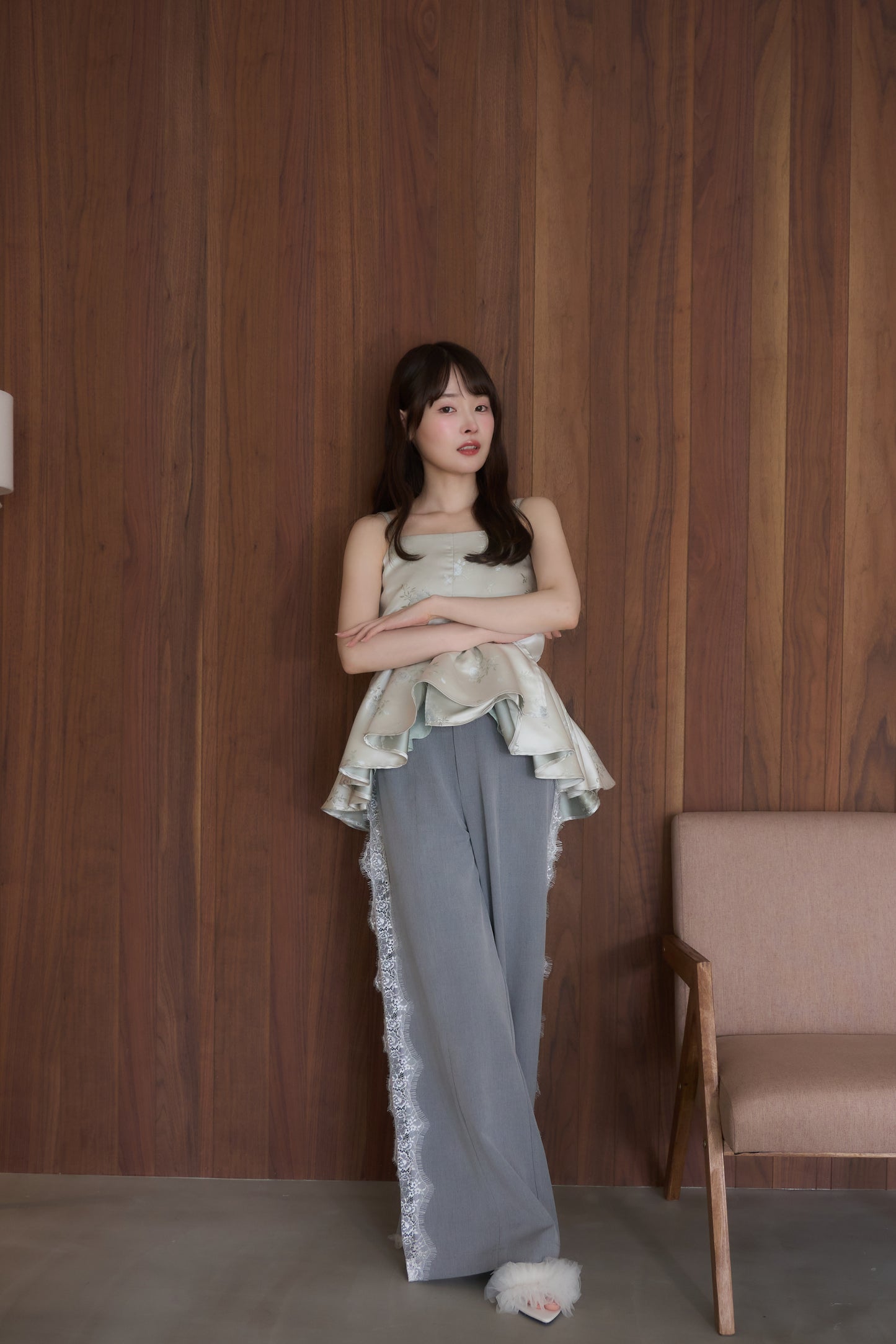 lace slacks
