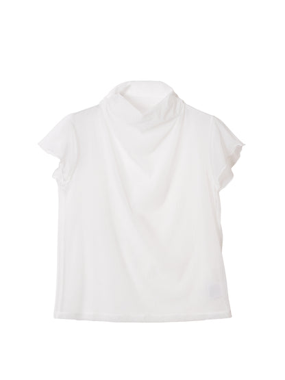 soft veil sheer tops