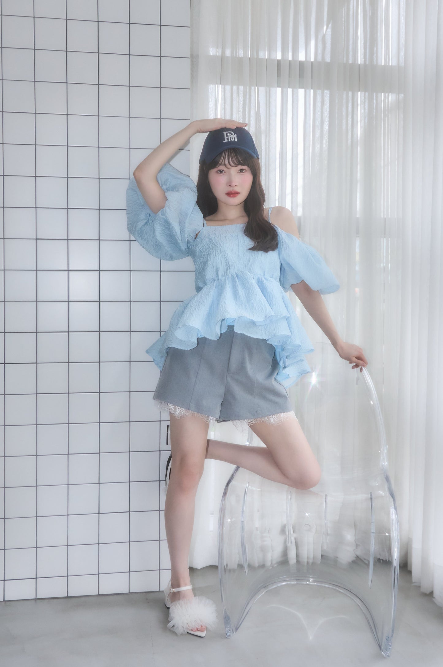 PM logo bijou cap