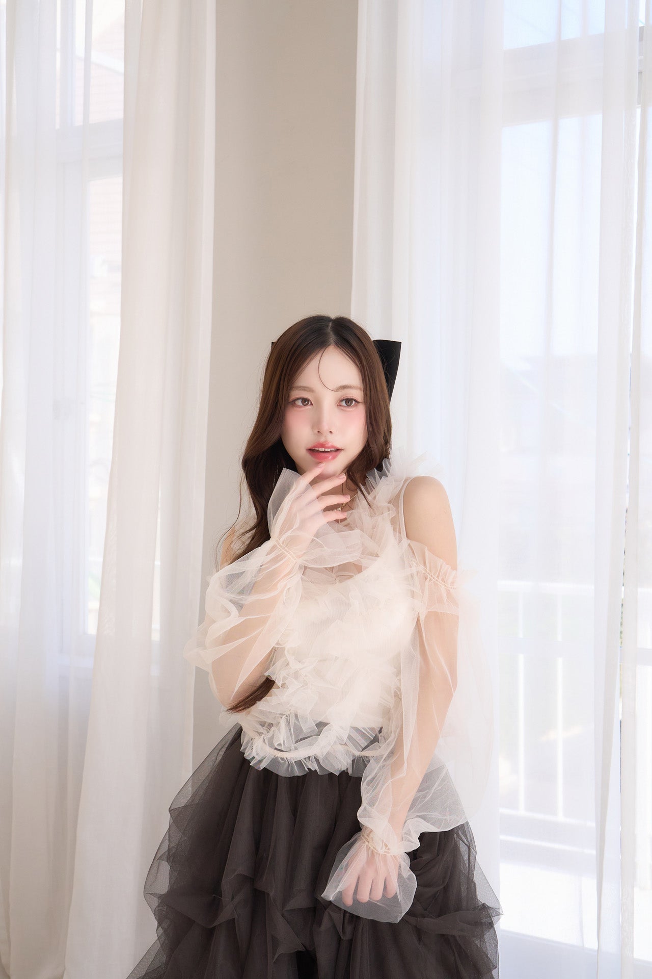 partage tulle tops