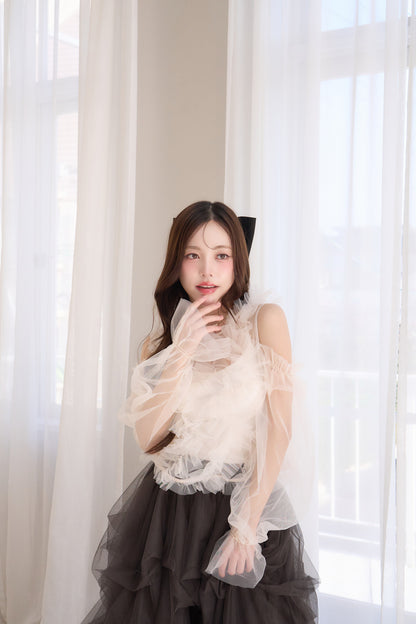 partage tulle tops