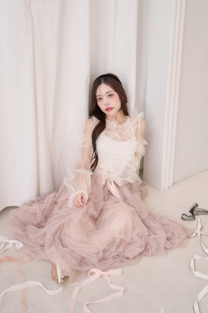 partage tulle tops
