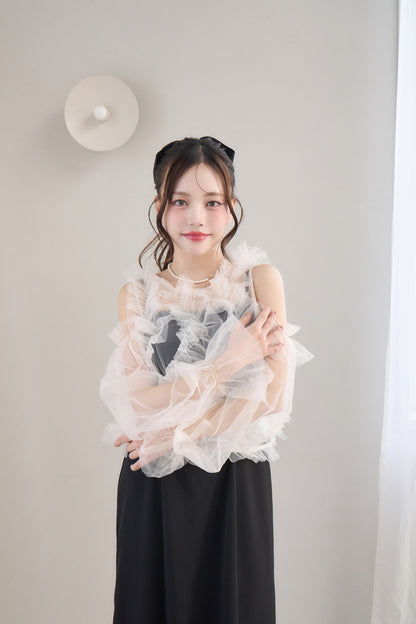 partage tulle tops