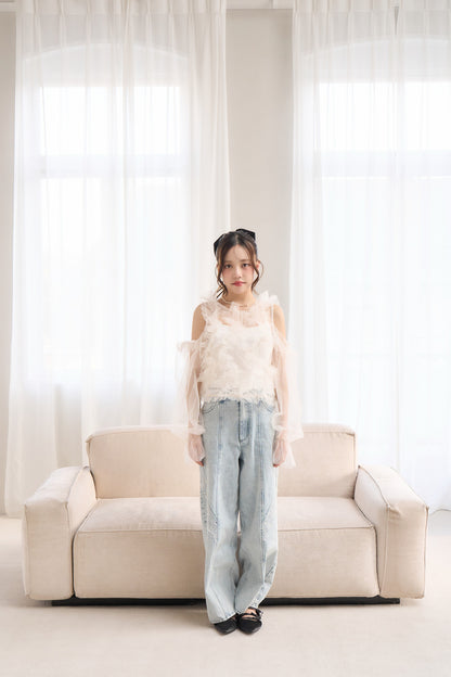 partage tulle tops