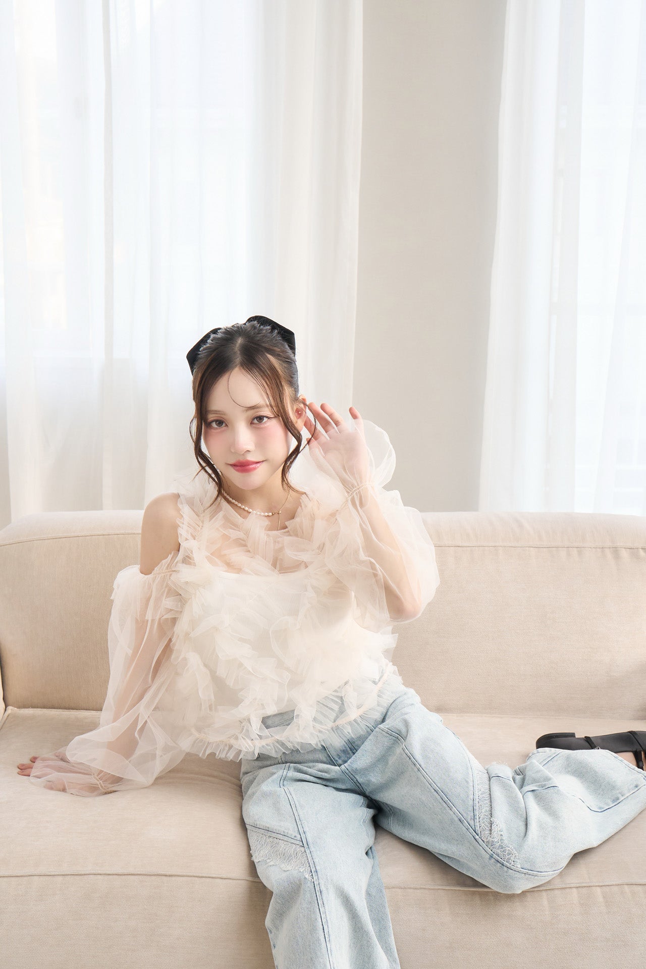 partage tulle tops