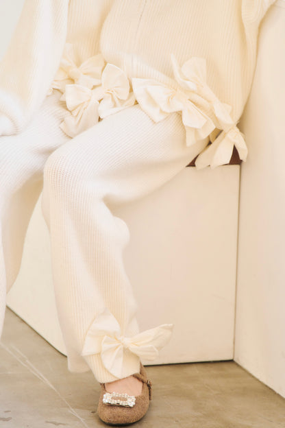 ribbon ribbon flight knit  set-up