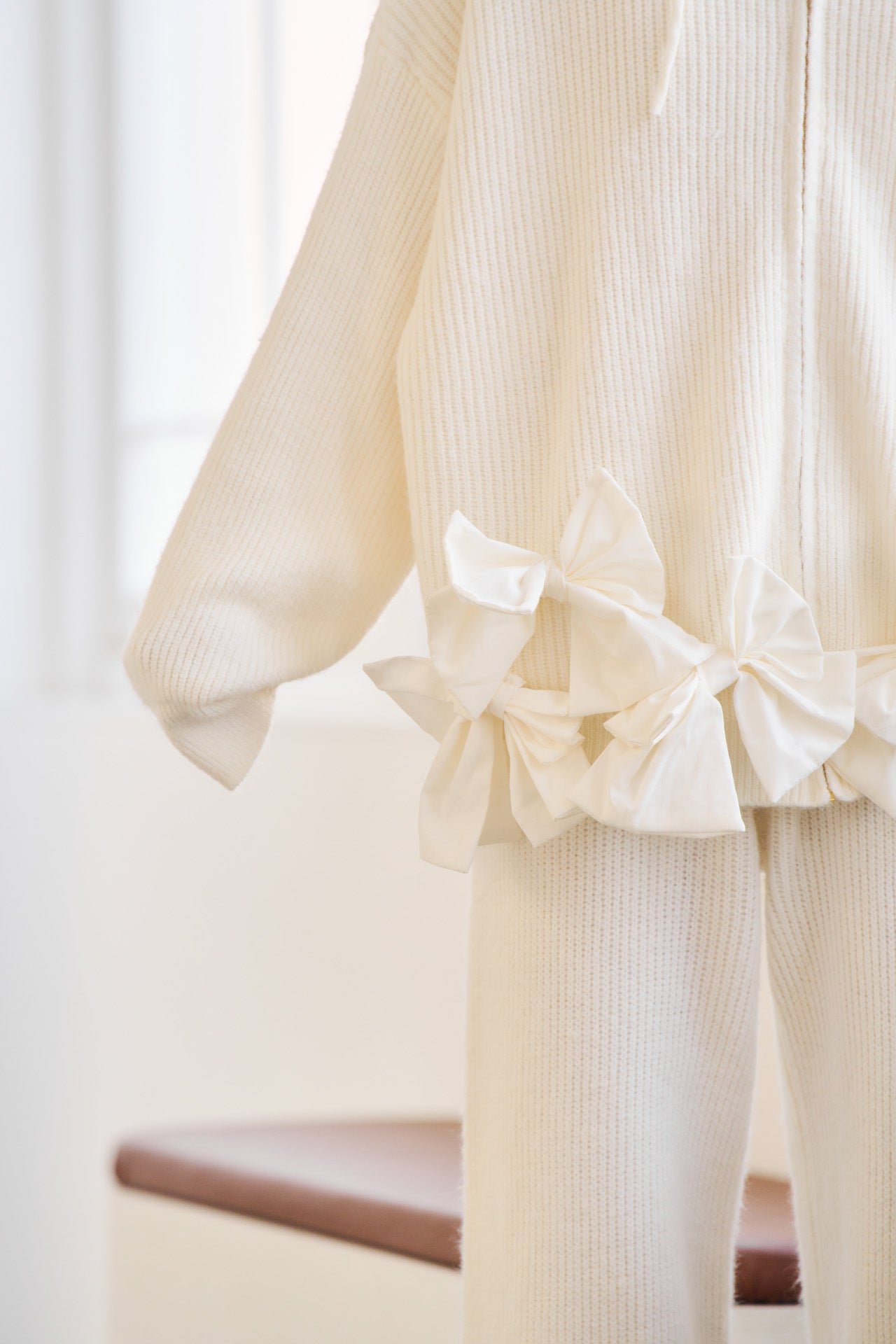 【販売開始日 1月31日】ribbon ribbon flight knit  set-up