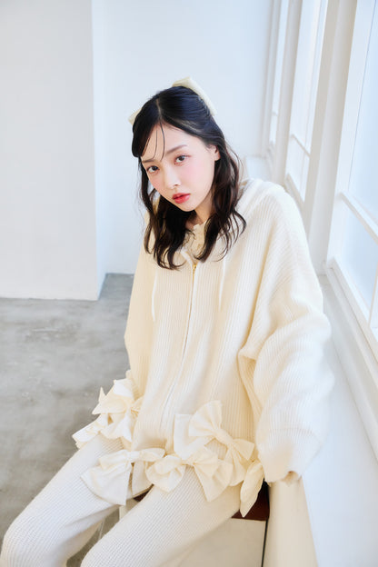 ribbon ribbon flight knit  set-up