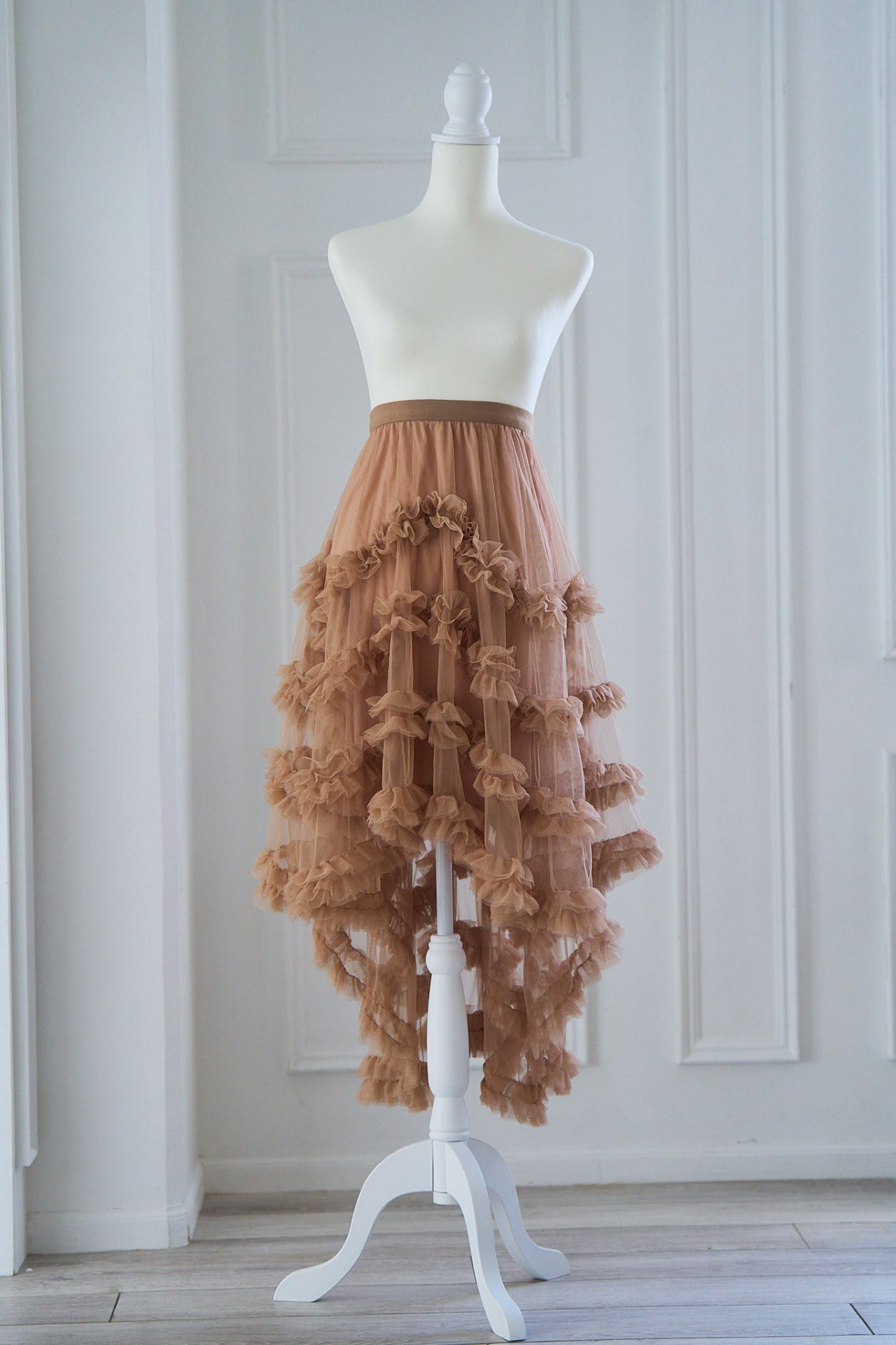mermaid frill tulle skirt