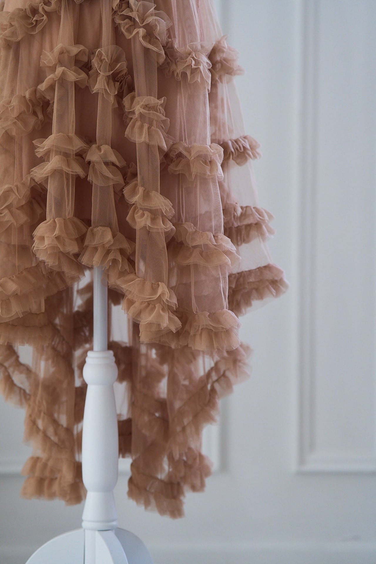 mermaid frill tulle skirt