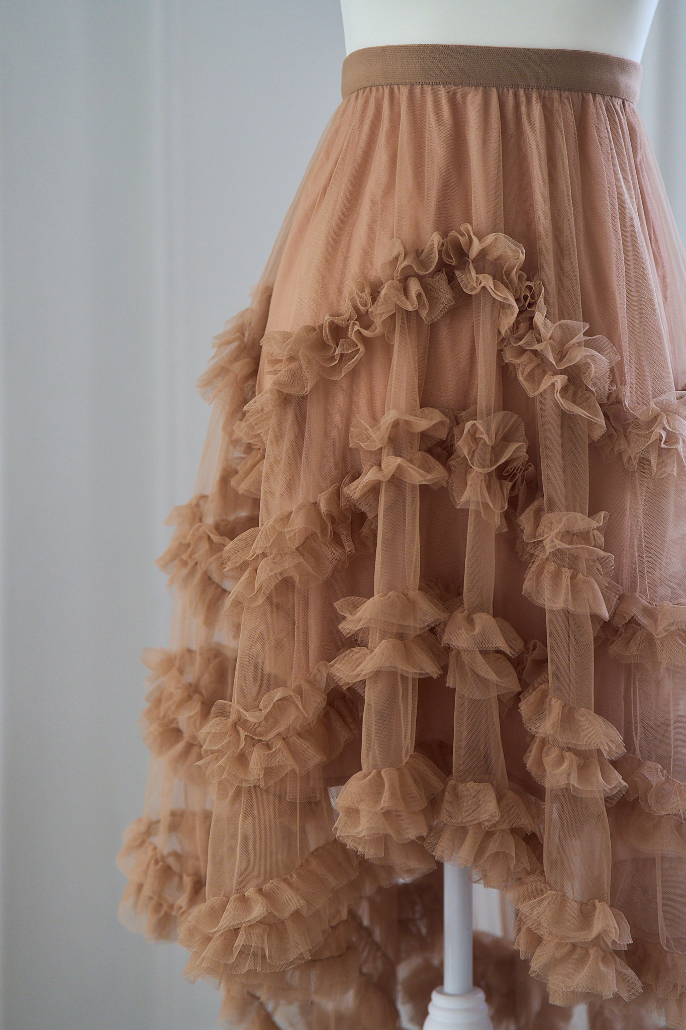 mermaid frill tulle skirt