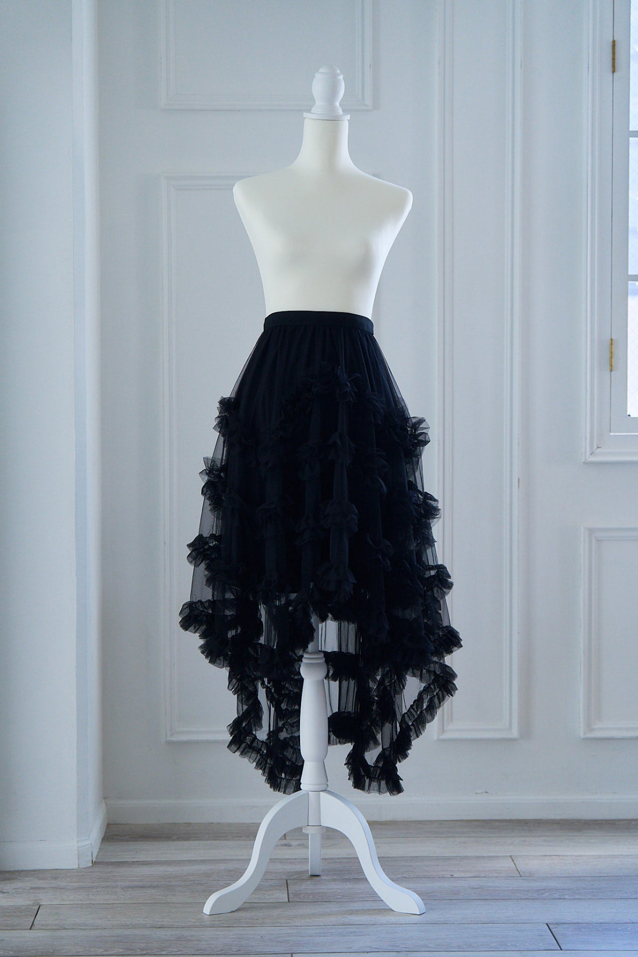 mermaid frill tulle skirt