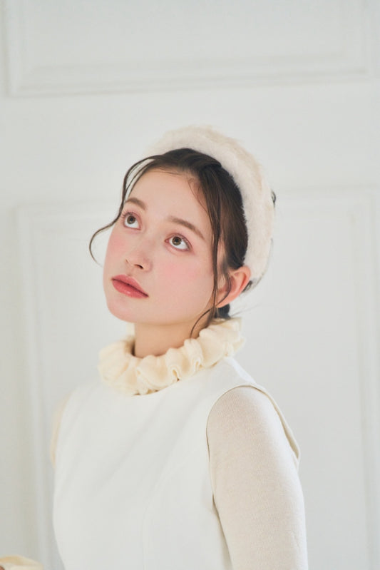 fluffy fur headband