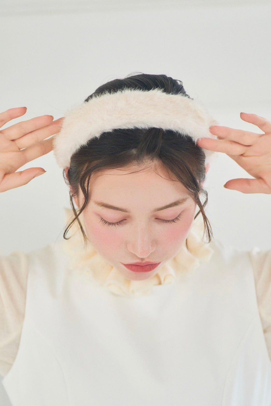 fluffy fur headband